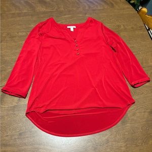 Dana Buchman size Large red shirt